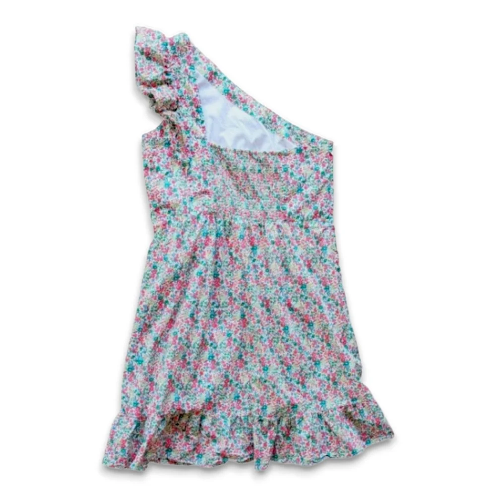 J. Crew x Liberty Print Georgina Ruffled Floral Dress Women's Sz 14